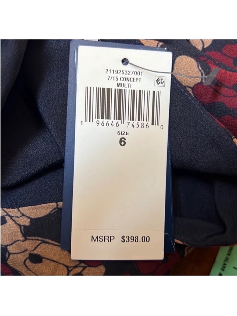 NWT POLO RALPH LAUREN Georgette Tie-Neck One-Shoulder Top - Picture 4 of 16